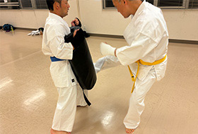 大人クラス ミット練習2