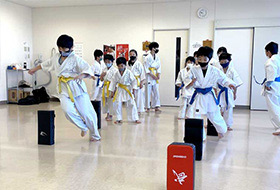 ジュニアクラス ミット練習2