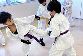 ジュニアクラス 組手練習1